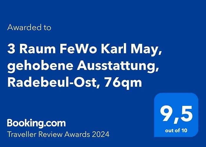 3 Raum Fewo Karl May, Gehobene Ausstattung, Radebeul-Ost, 76Qm
