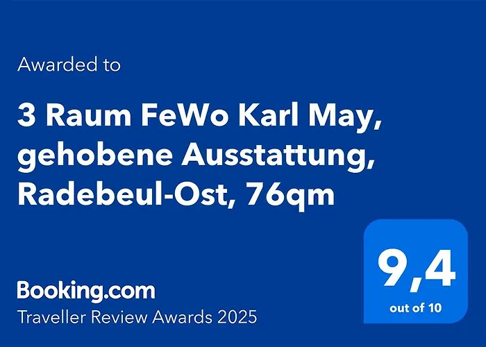 3 Raum Fewo Karl May, Gehobene Ausstattung, Radebeul-Ost, 76Qm